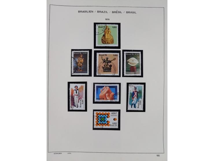 1850/95, used collection, incl. early values, from 1950 in the main catalogue numbers apparently complete incl. all souvenir 