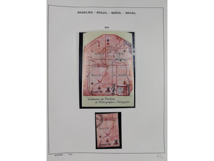 1850/95, used collection, incl. early values, from 1950 in the main catalogue numbers apparently complete incl. all souvenir 