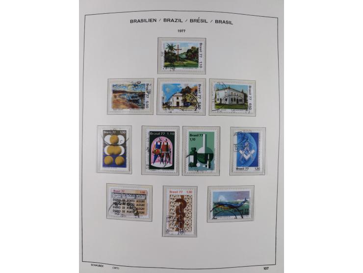 1850/95, used collection, incl. early values, from 1950 in the main catalogue numbers apparently complete incl. all souvenir 