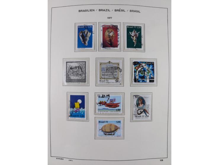 1850/95, used collection, incl. early values, from 1950 in the main catalogue numbers apparently complete incl. all souvenir 