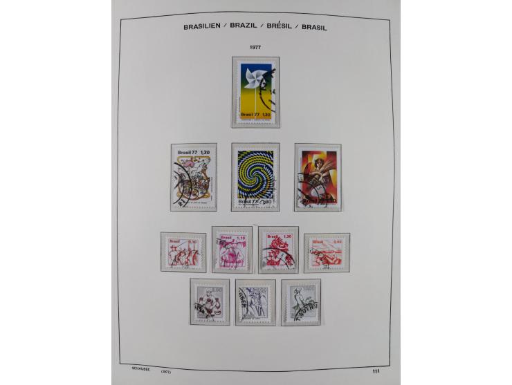 1850/95, used collection, incl. early values, from 1950 in the main catalogue numbers apparently complete incl. all souvenir 