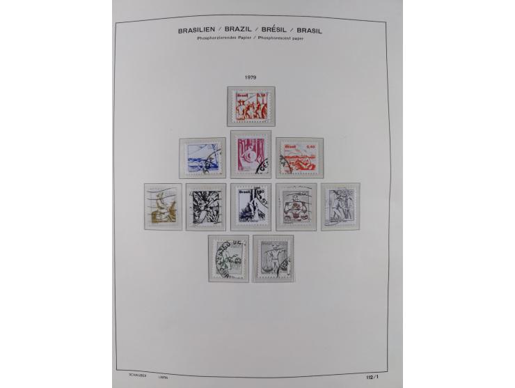 1850/95, used collection, incl. early values, from 1950 in the main catalogue numbers apparently complete incl. all souvenir 