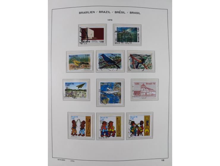 1850/95, used collection, incl. early values, from 1950 in the main catalogue numbers apparently complete incl. all souvenir 