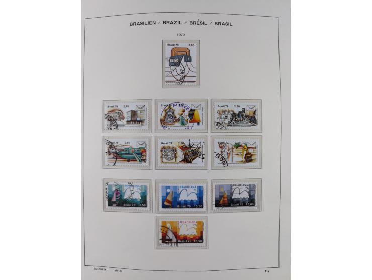 1850/95, used collection, incl. early values, from 1950 in the main catalogue numbers apparently complete incl. all souvenir 