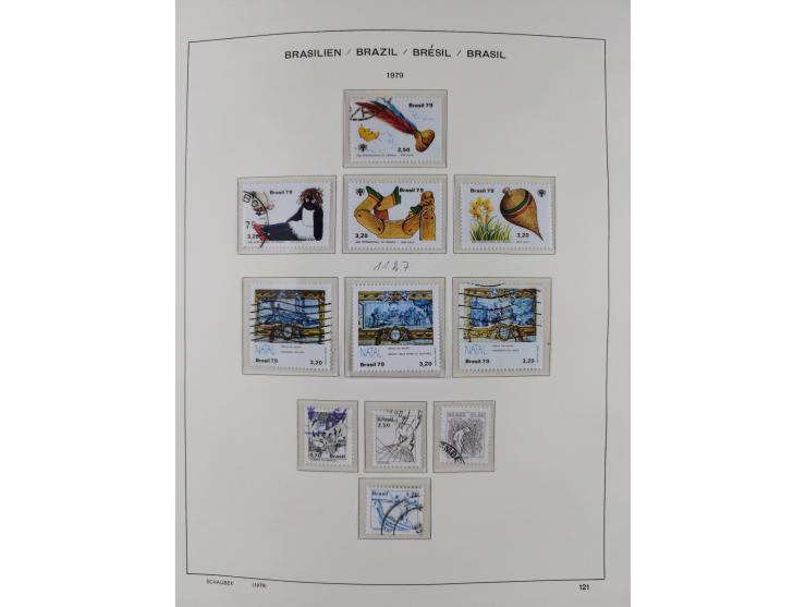 1850/95, used collection, incl. early values, from 1950 in the main catalogue numbers apparently complete incl. all souvenir 