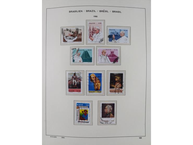 1850/95, used collection, incl. early values, from 1950 in the main catalogue numbers apparently complete incl. all souvenir 