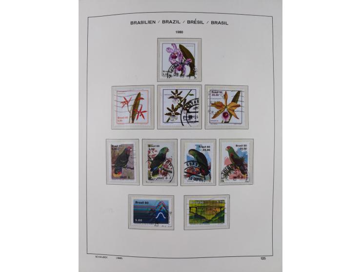 1850/95, used collection, incl. early values, from 1950 in the main catalogue numbers apparently complete incl. all souvenir 