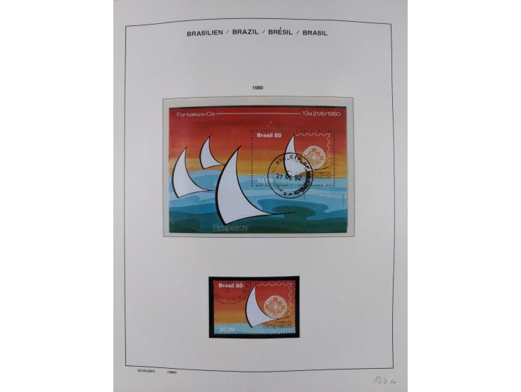 1850/95, used collection, incl. early values, from 1950 in the main catalogue numbers apparently complete incl. all souvenir 