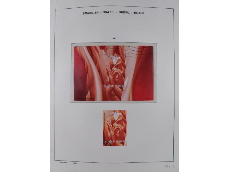 1850/95, used collection, incl. early values, from 1950 in the main catalogue numbers apparently complete incl. all souvenir 