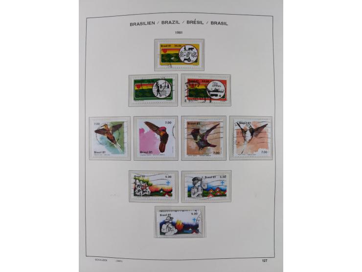 1850/95, used collection, incl. early values, from 1950 in the main catalogue numbers apparently complete incl. all souvenir 