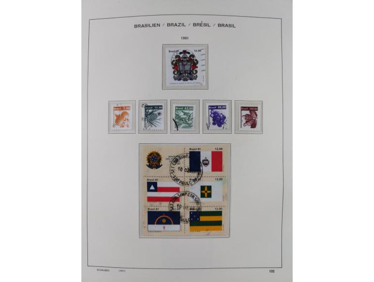 1850/95, used collection, incl. early values, from 1950 in the main catalogue numbers apparently complete incl. all souvenir 