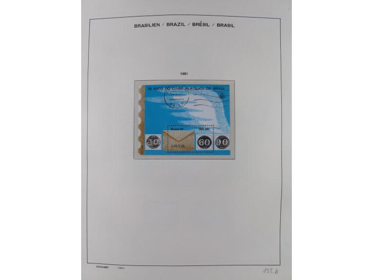 1850/95, used collection, incl. early values, from 1950 in the main catalogue numbers apparently complete incl. all souvenir 