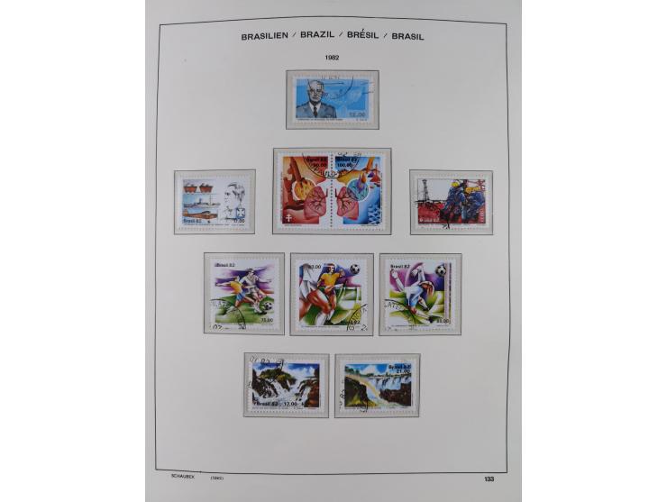 1850/95, used collection, incl. early values, from 1950 in the main catalogue numbers apparently complete incl. all souvenir 