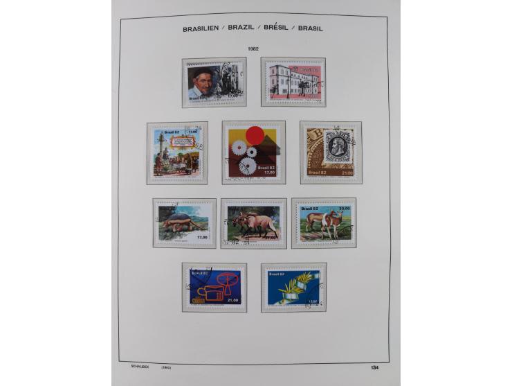 1850/95, used collection, incl. early values, from 1950 in the main catalogue numbers apparently complete incl. all souvenir 