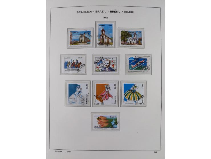 1850/95, used collection, incl. early values, from 1950 in the main catalogue numbers apparently complete incl. all souvenir 