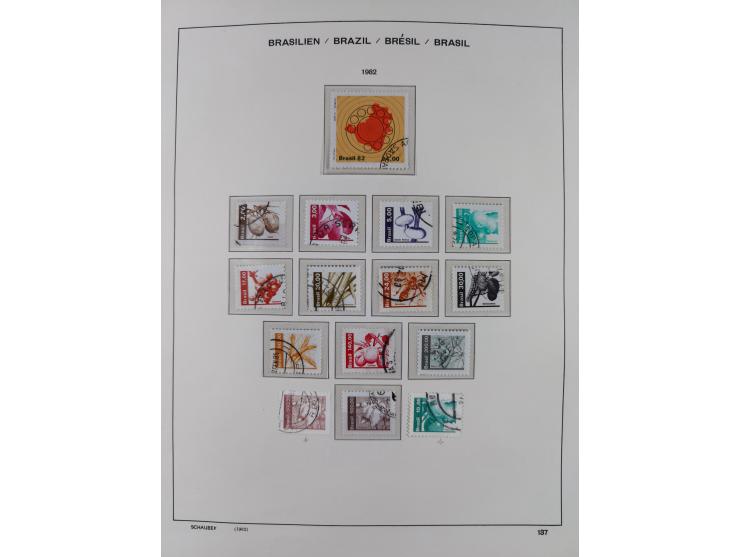 1850/95, used collection, incl. early values, from 1950 in the main catalogue numbers apparently complete incl. all souvenir 