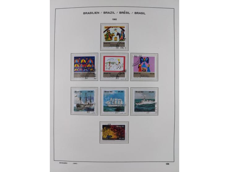 1850/95, used collection, incl. early values, from 1950 in the main catalogue numbers apparently complete incl. all souvenir 