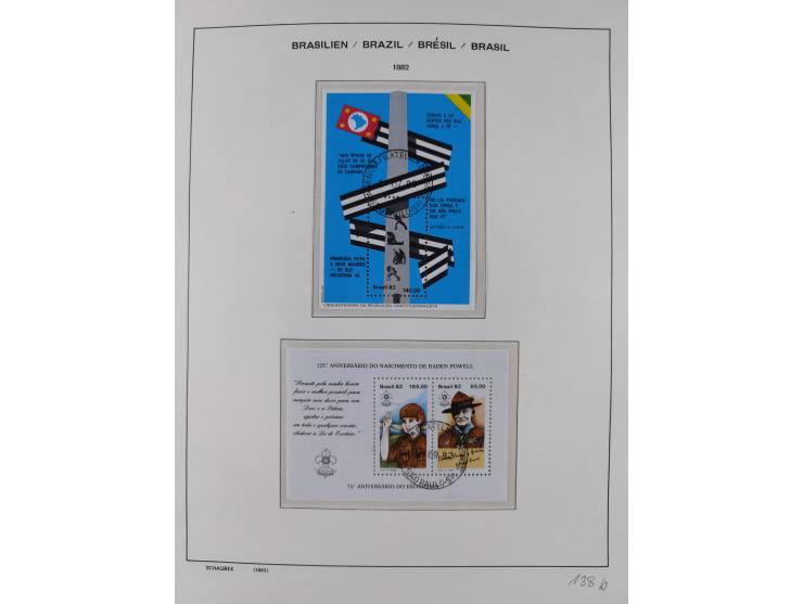 1850/95, used collection, incl. early values, from 1950 in the main catalogue numbers apparently complete incl. all souvenir 