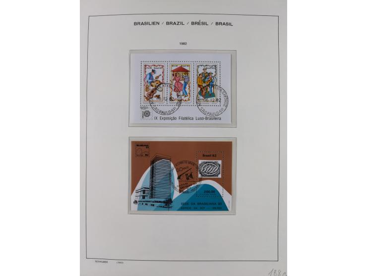 1850/95, used collection, incl. early values, from 1950 in the main catalogue numbers apparently complete incl. all souvenir 