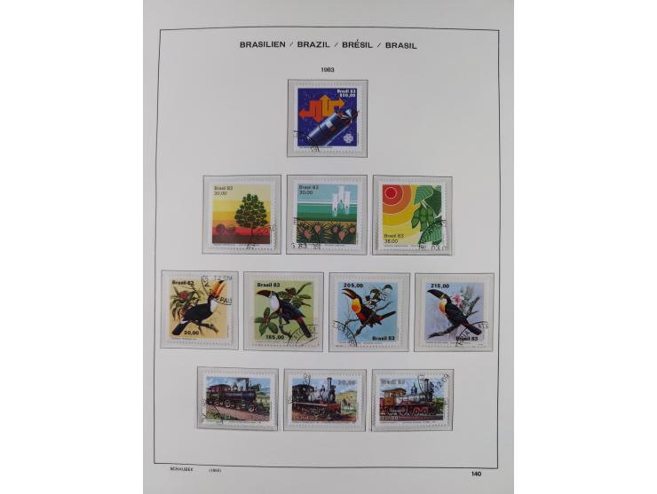 1850/95, used collection, incl. early values, from 1950 in the main catalogue numbers apparently complete incl. all souvenir 