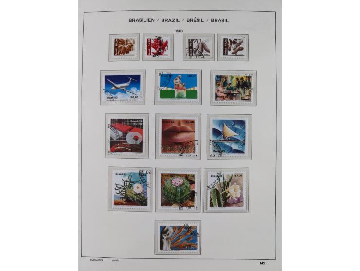 1850/95, used collection, incl. early values, from 1950 in the main catalogue numbers apparently complete incl. all souvenir 