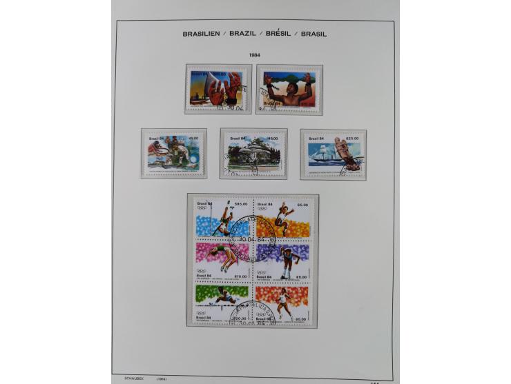 1850/95, used collection, incl. early values, from 1950 in the main catalogue numbers apparently complete incl. all souvenir 