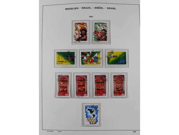 1850/95, used collection, incl. early values, from 1950 in the main catalogue numbers apparently complete incl. all souvenir 