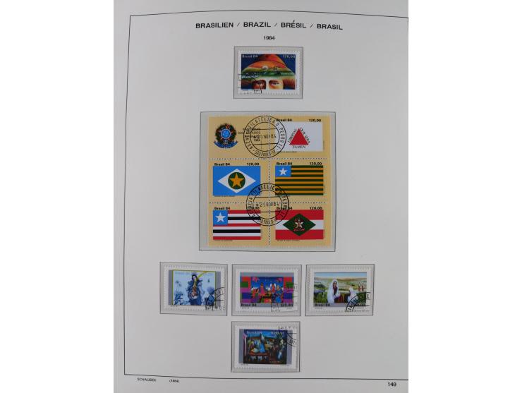 1850/95, used collection, incl. early values, from 1950 in the main catalogue numbers apparently complete incl. all souvenir 