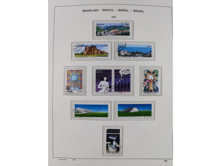 1850/95, used collection, incl. early values, from 1950 in the main catalogue numbers apparently complete incl. all souvenir 