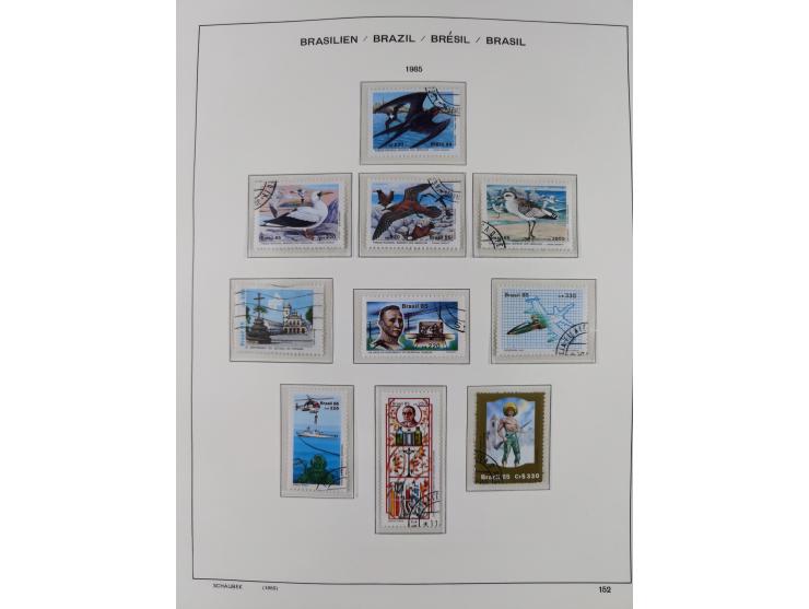 1850/95, used collection, incl. early values, from 1950 in the main catalogue numbers apparently complete incl. all souvenir 