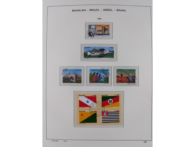 1850/95, used collection, incl. early values, from 1950 in the main catalogue numbers apparently complete incl. all souvenir 