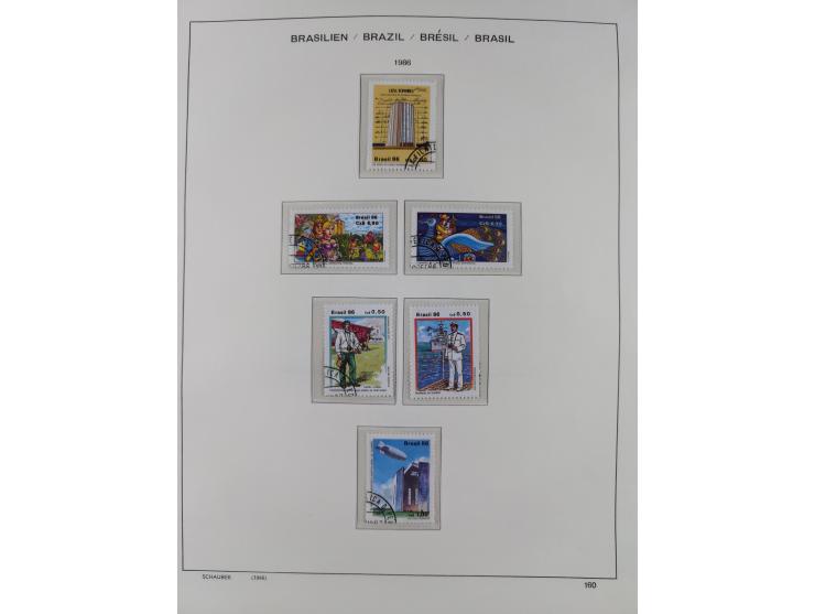 1850/95, used collection, incl. early values, from 1950 in the main catalogue numbers apparently complete incl. all souvenir 