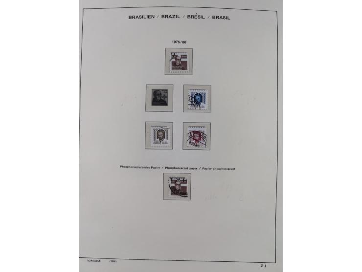 1850/95, used collection, incl. early values, from 1950 in the main catalogue numbers apparently complete incl. all souvenir 