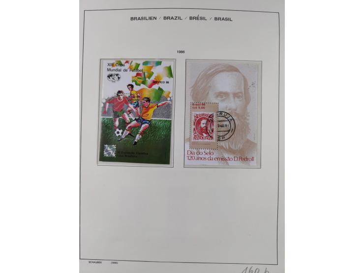 1850/95, used collection, incl. early values, from 1950 in the main catalogue numbers apparently complete incl. all souvenir 