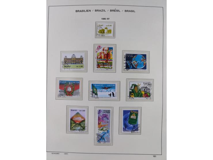 1850/95, used collection, incl. early values, from 1950 in the main catalogue numbers apparently complete incl. all souvenir 