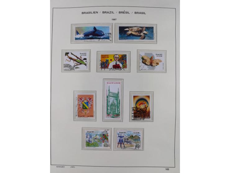 1850/95, used collection, incl. early values, from 1950 in the main catalogue numbers apparently complete incl. all souvenir 