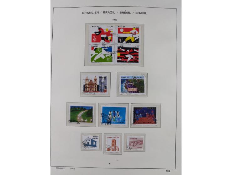 1850/95, used collection, incl. early values, from 1950 in the main catalogue numbers apparently complete incl. all souvenir 