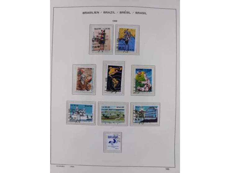 1850/95, used collection, incl. early values, from 1950 in the main catalogue numbers apparently complete incl. all souvenir 