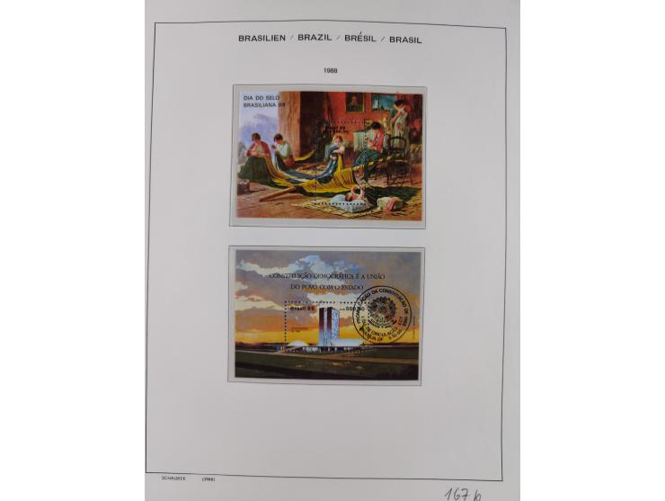 1850/95, used collection, incl. early values, from 1950 in the main catalogue numbers apparently complete incl. all souvenir 