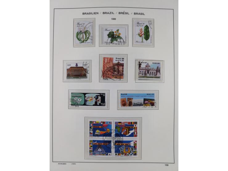 1850/95, used collection, incl. early values, from 1950 in the main catalogue numbers apparently complete incl. all souvenir 