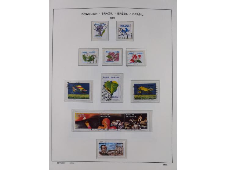 1850/95, used collection, incl. early values, from 1950 in the main catalogue numbers apparently complete incl. all souvenir 