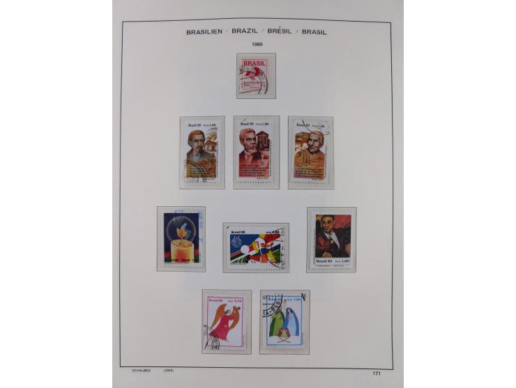 1850/95, used collection, incl. early values, from 1950 in the main catalogue numbers apparently complete incl. all souvenir 