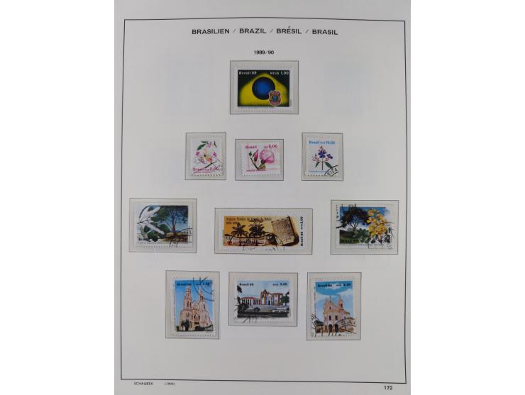 1850/95, used collection, incl. early values, from 1950 in the main catalogue numbers apparently complete incl. all souvenir 