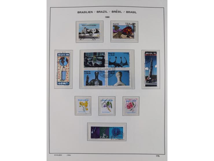 1850/95, used collection, incl. early values, from 1950 in the main catalogue numbers apparently complete incl. all souvenir 