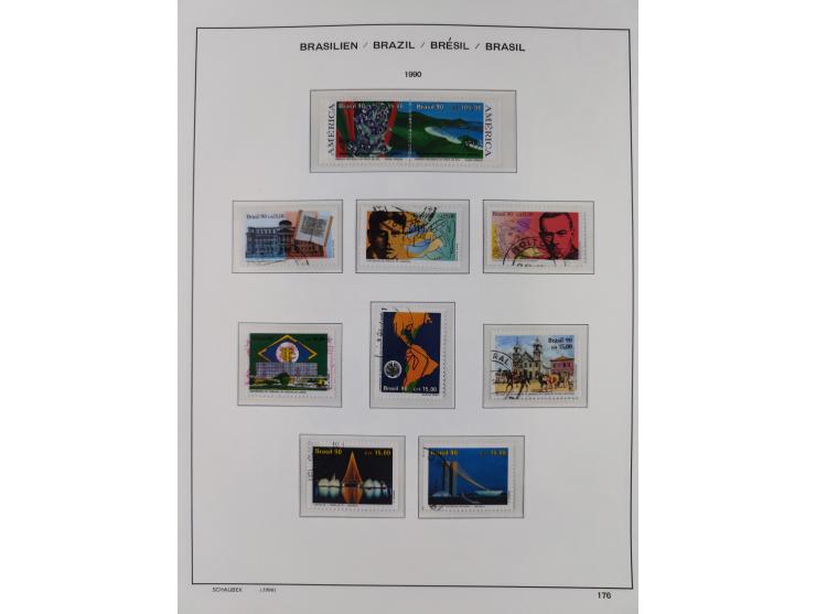 1850/95, used collection, incl. early values, from 1950 in the main catalogue numbers apparently complete incl. all souvenir 