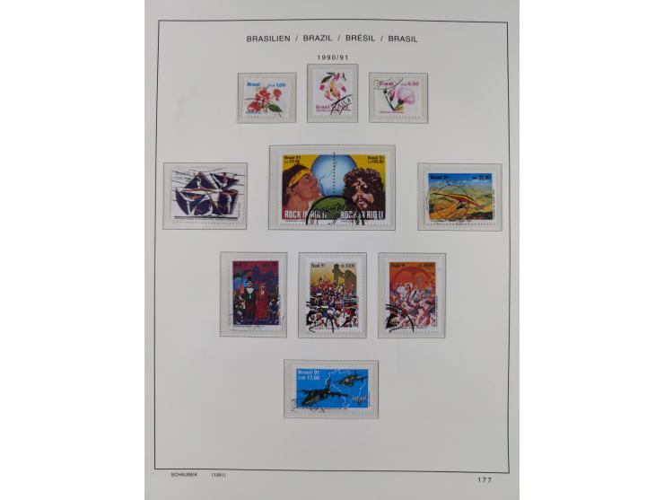 1850/95, used collection, incl. early values, from 1950 in the main catalogue numbers apparently complete incl. all souvenir 