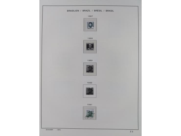 1850/95, used collection, incl. early values, from 1950 in the main catalogue numbers apparently complete incl. all souvenir 