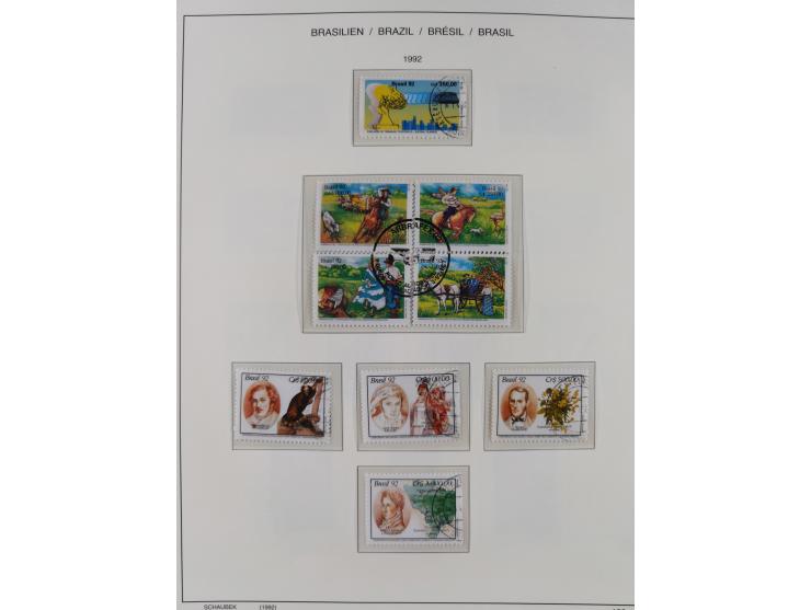 1850/95, used collection, incl. early values, from 1950 in the main catalogue numbers apparently complete incl. all souvenir 