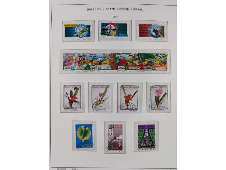 1850/95, used collection, incl. early values, from 1950 in the main catalogue numbers apparently complete incl. all souvenir 