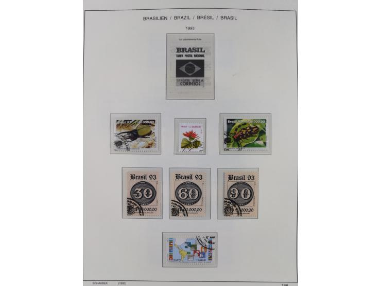 1850/95, used collection, incl. early values, from 1950 in the main catalogue numbers apparently complete incl. all souvenir 